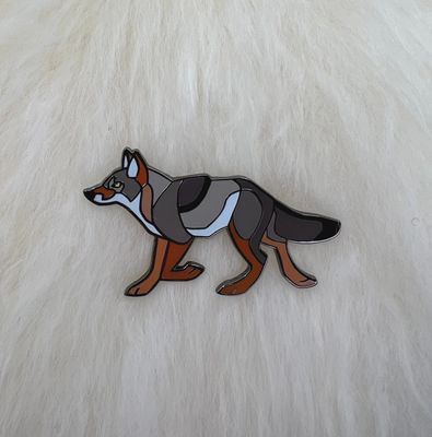 Coyote Enamel Pin