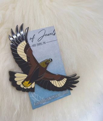 Golden Eagle Enamel Pin
