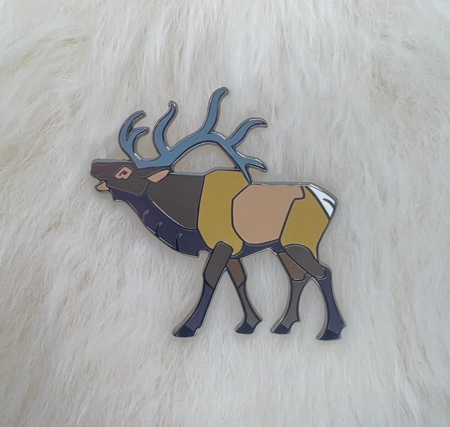 Elk Enamel Pin