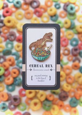 Cereal Rex Enamel Pin