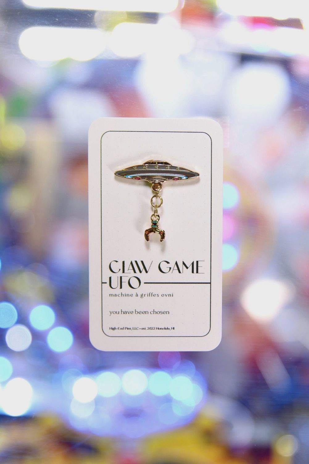 Claw Game UFO Enamel Pin