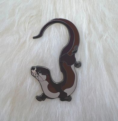 River Otter Enamel Pin
