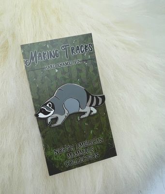 Raccoon Enamel Pin