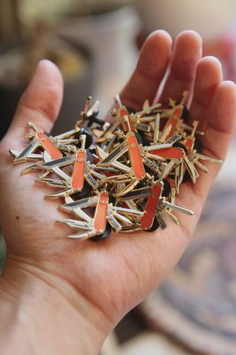 Swiss Army Sword Enamel Pin
