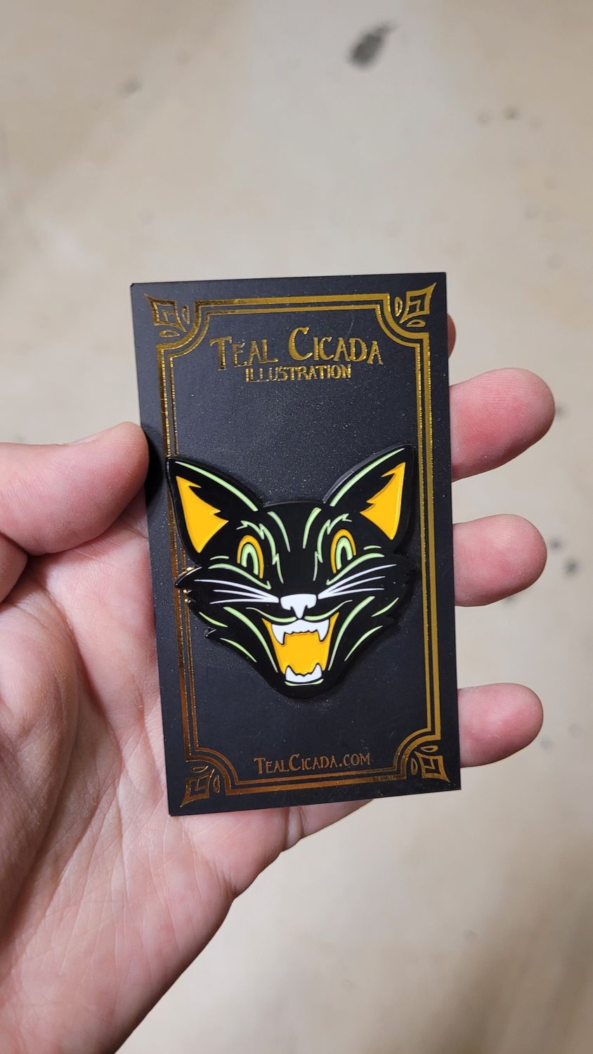 Wild Cat Enamel Pin