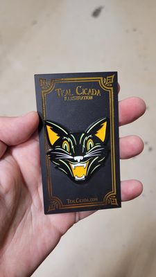 Wild Cat Enamel Pin
