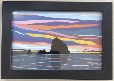 Framed Print - Haystack Rock