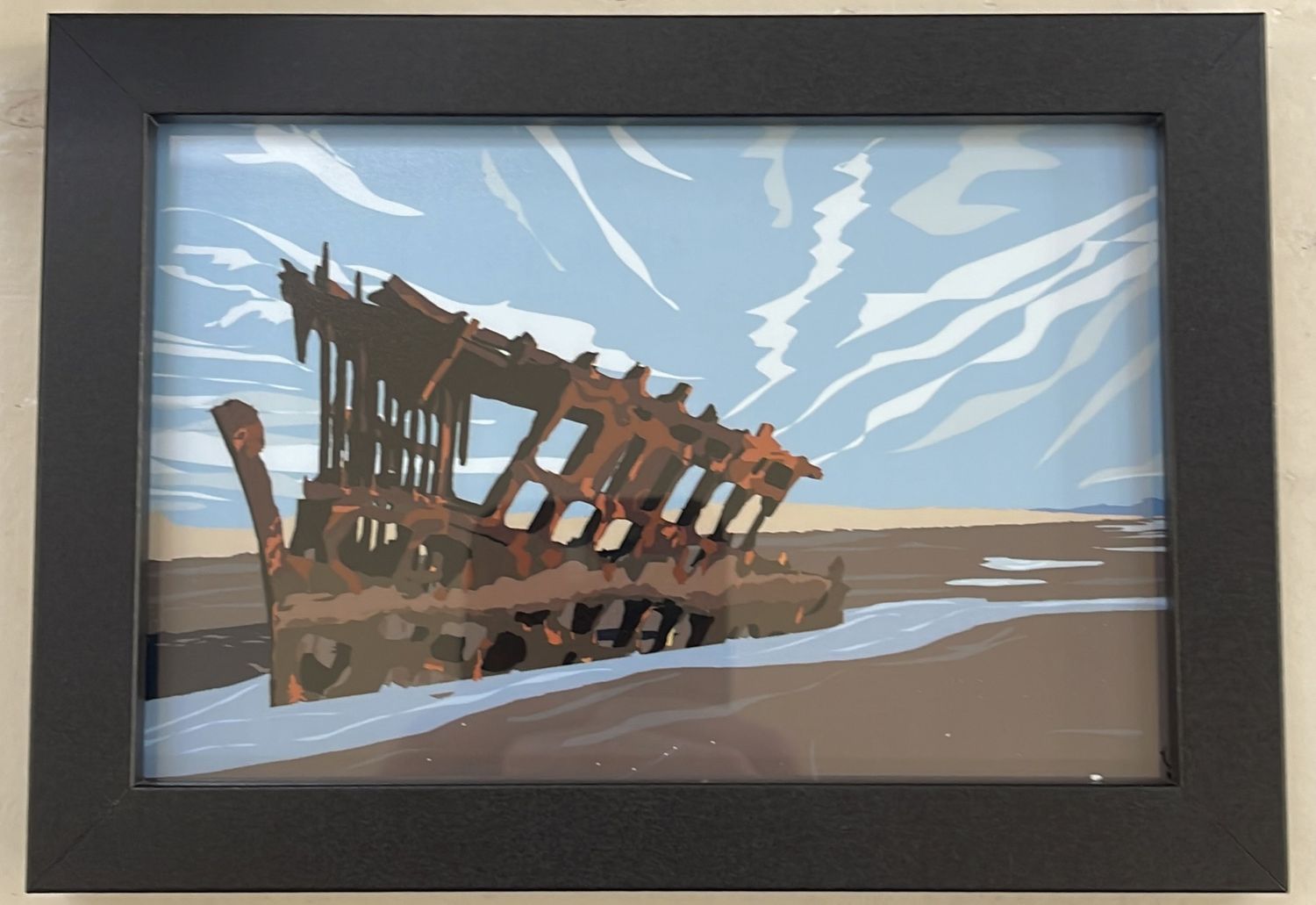 Framed Print - Peter Iredale