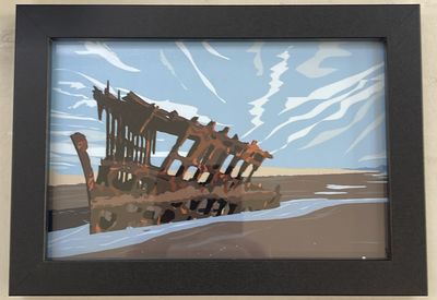 Framed Print - Peter Iredale