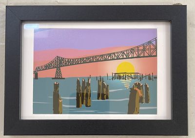 Framed Print - Astoria Megler Bridge
