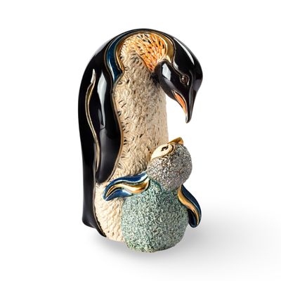Penguin With Baby Chick
