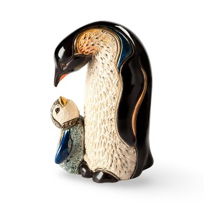 Penguin With Baby Chick