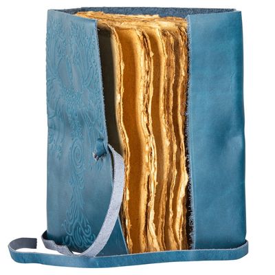 Blue Suede Goddess Tree Journal