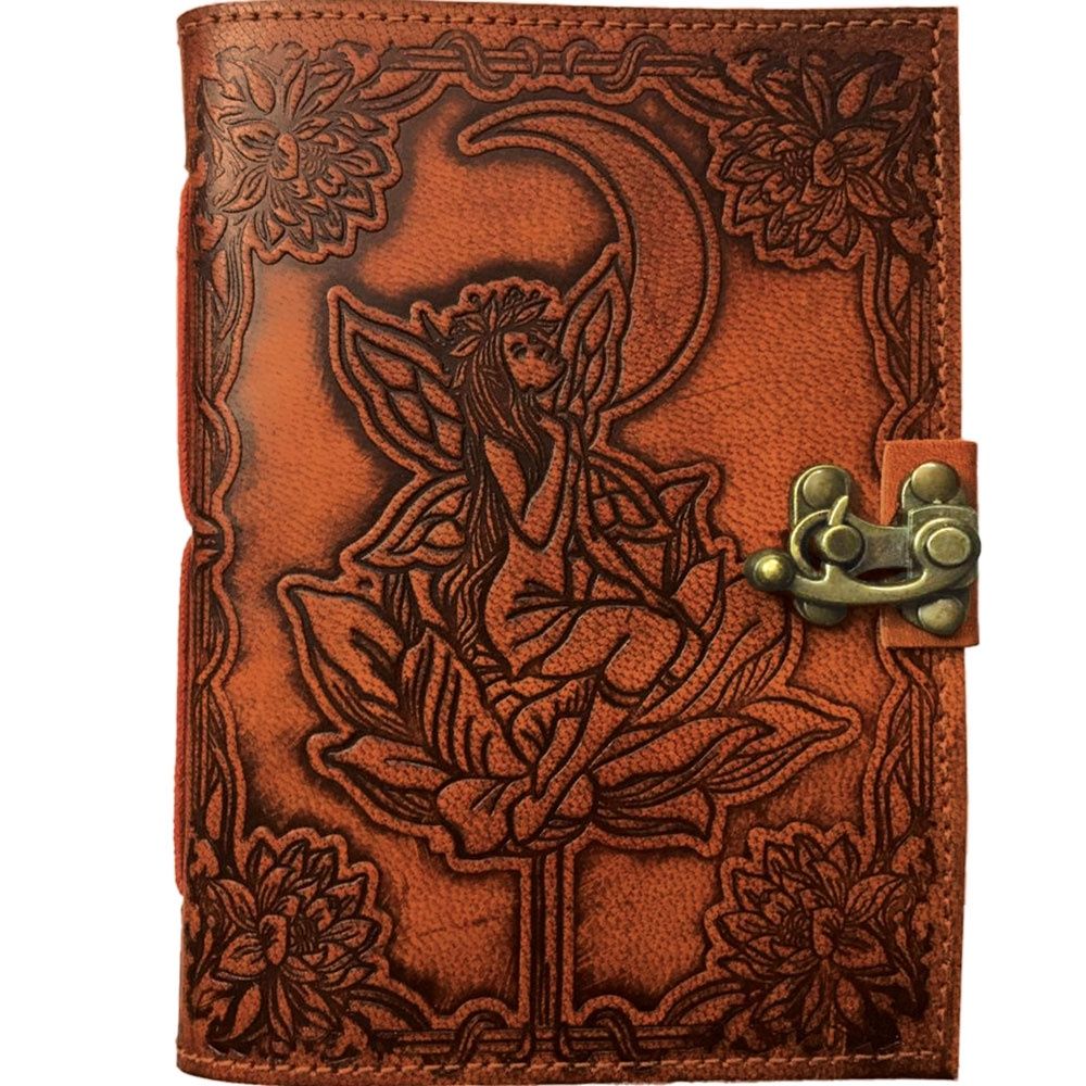 Fairy Moon Leather Journal