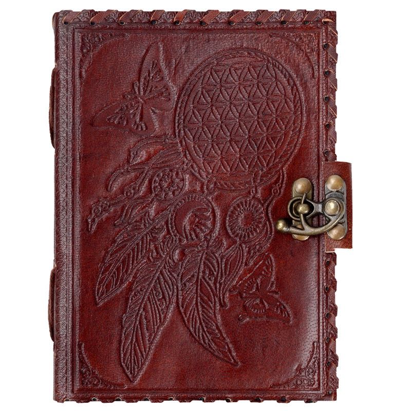 Dreamcatcher Leather Journal