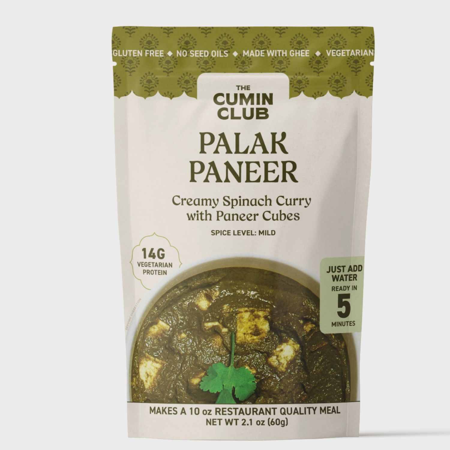 Palak Paneer Meal Pack