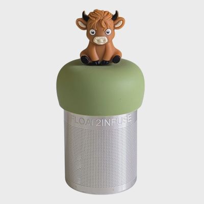 Highland Cow Floating Tea Steeper