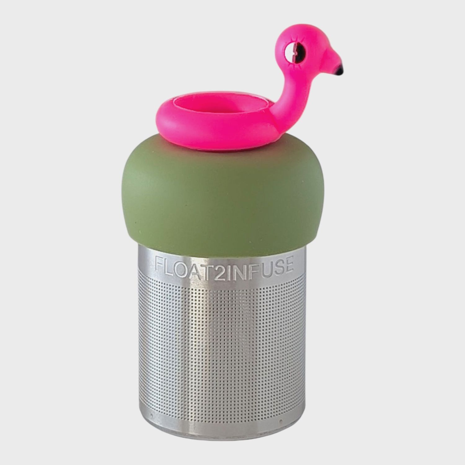 Pink Pool Flamingo Floating Tea Steeper