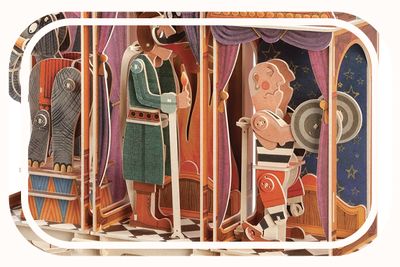 . Wooden Automata .