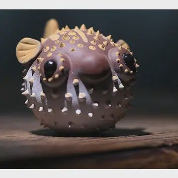 Pufferfish Tea Pet, Size: Large