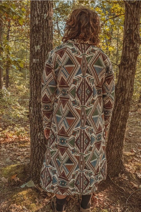 Boho Festival Jacket, Style: Chestnut