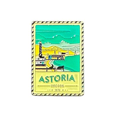 Astoria  Postcard Magnet