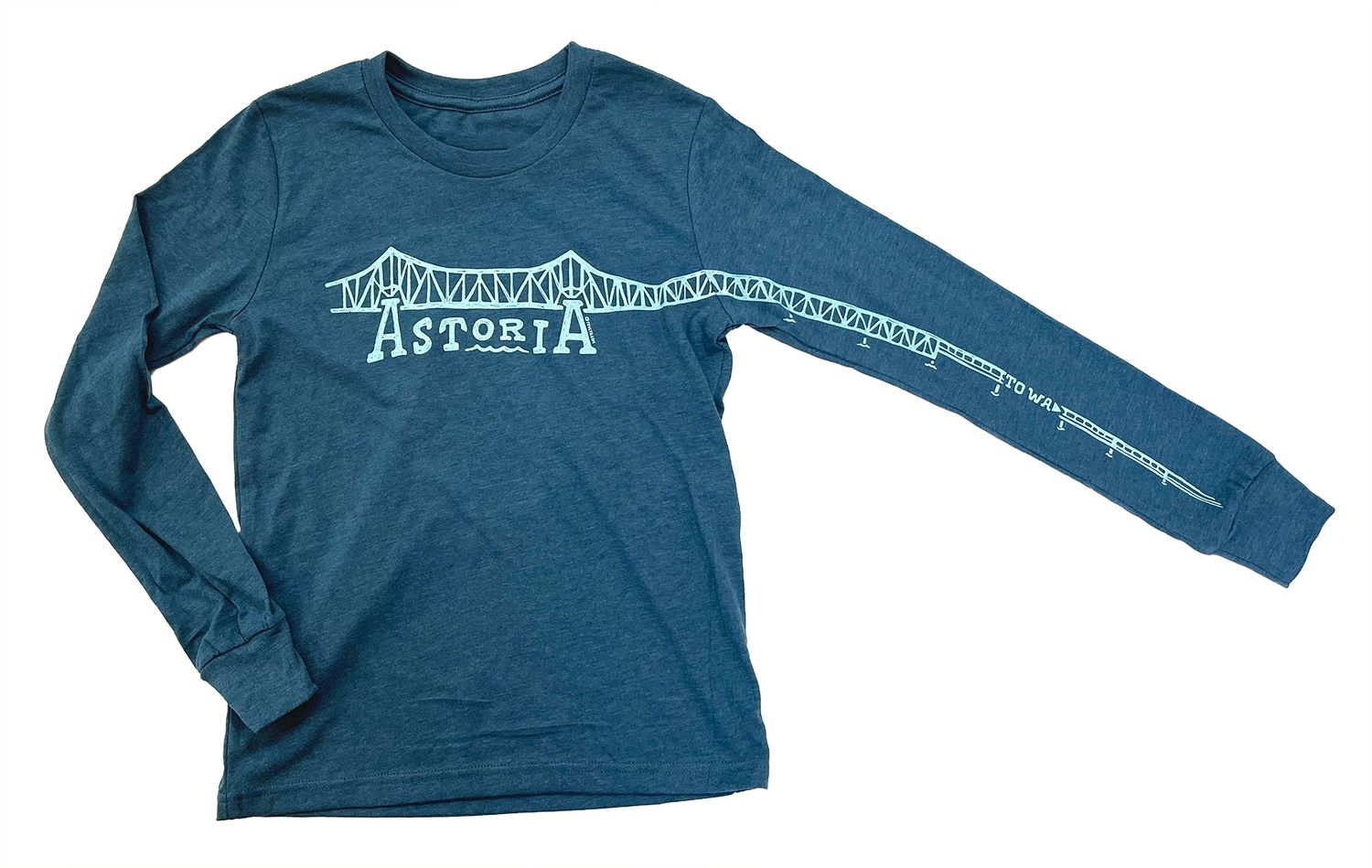 Youth Teal Astoria Megler Tee, Size: Youth Small