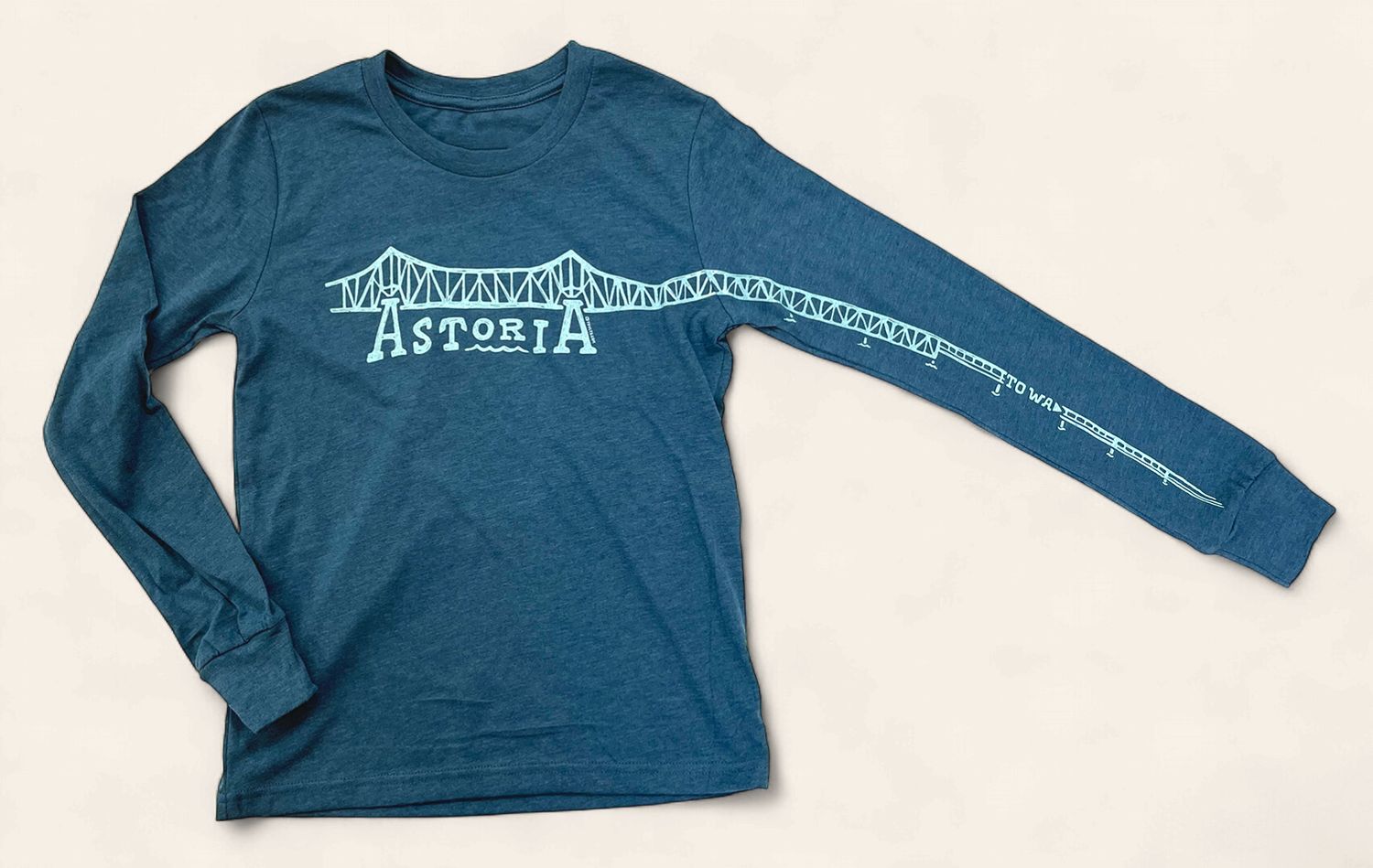 Youth Teal Astoria Megler Tee