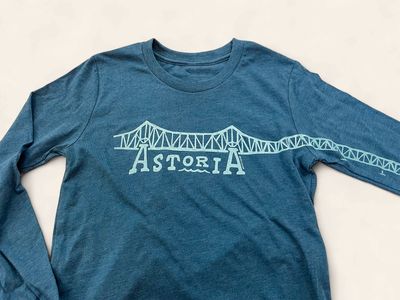 Youth Teal Astoria Megler Tee