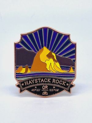 Haystack Rock Enamel Magnet