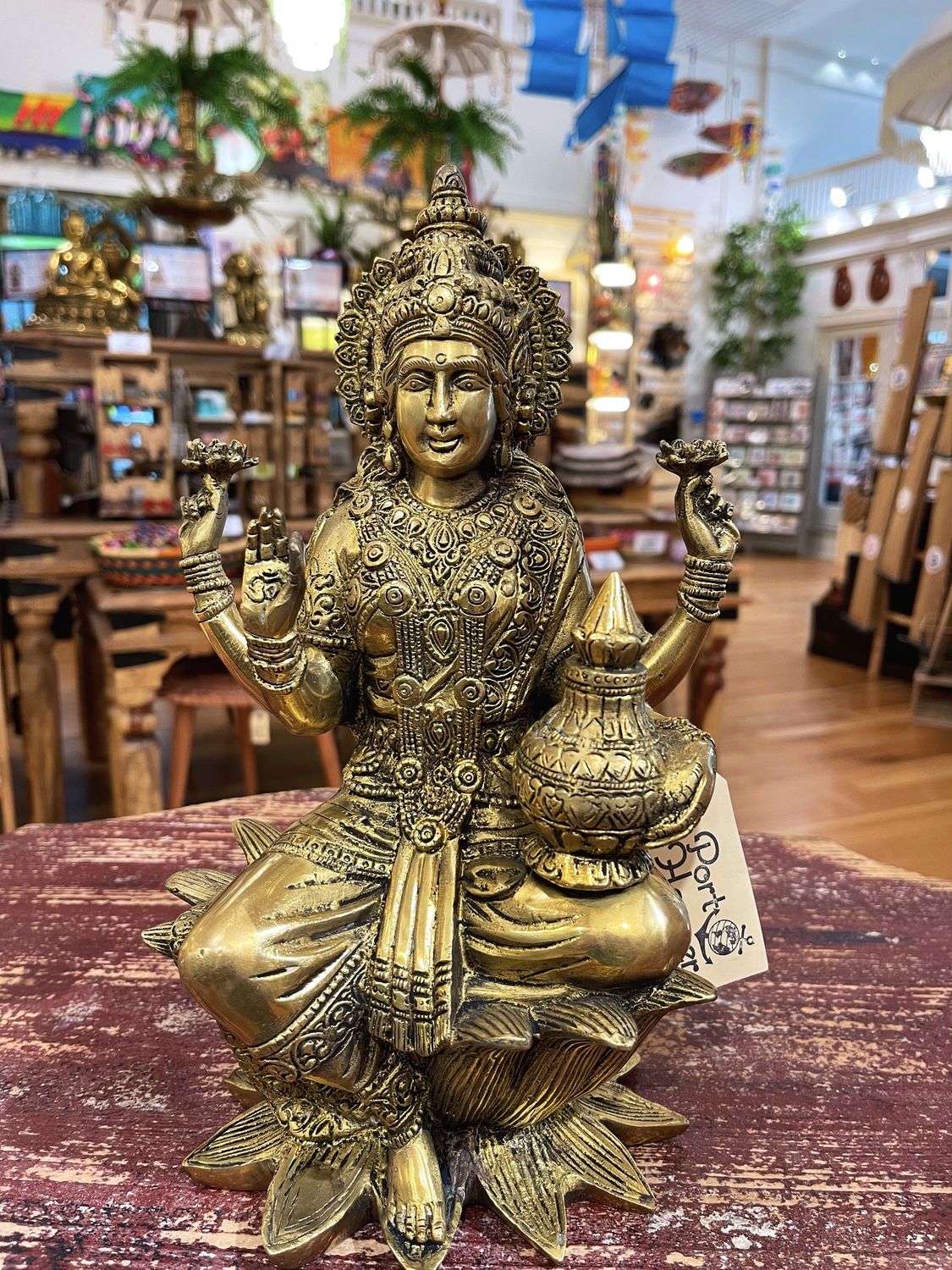 Brass Lakshmi Statue