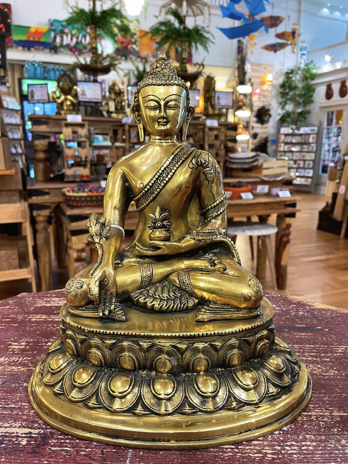 Brass Medicine Buddha Statue