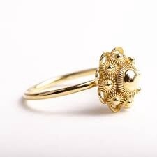 Ring Zeeuws yellow RZ