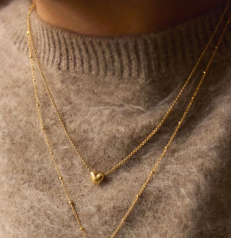Necklace/ ketting Love Nugget