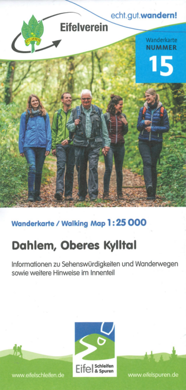Wanderkarte - Dahlem, Oberes Kylltal - 1/25.000
