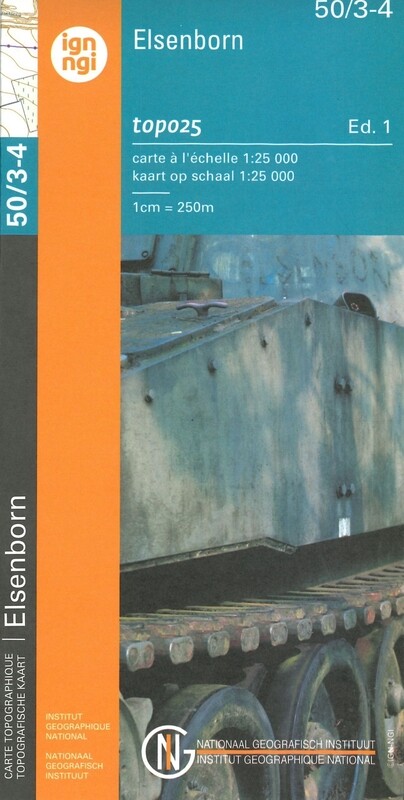 Topographische kaart - Elsenborn (50/3-4) - 1:25 000