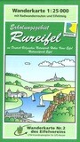 Carte de randonnées - Aire de loisirs Rureifel - 1/25.000
