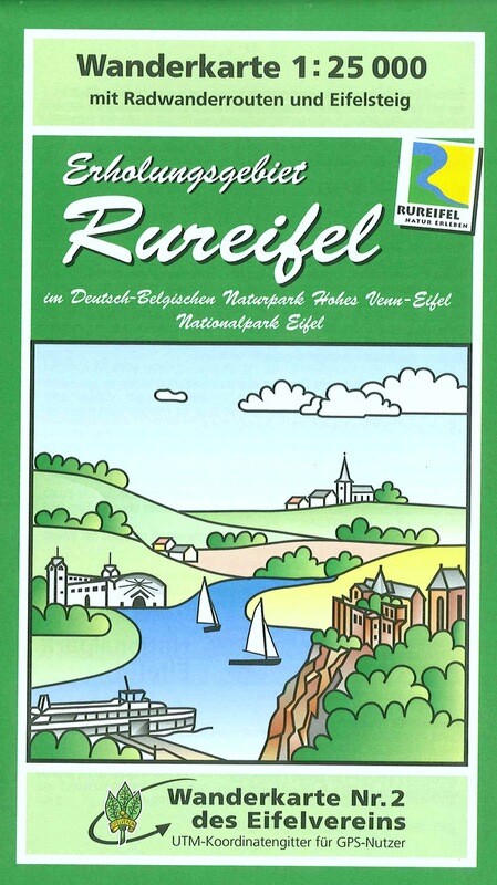 Wandelkaart - Recreatiegebied Rureifel - 1/25.000