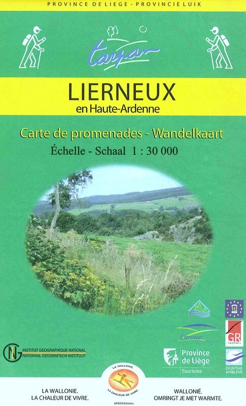 Carte de randonnées - Lierneux - 1/30.000
