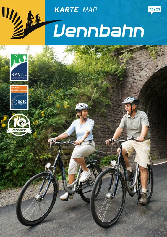 Cycling map - Vennbahn (DE-EN)
