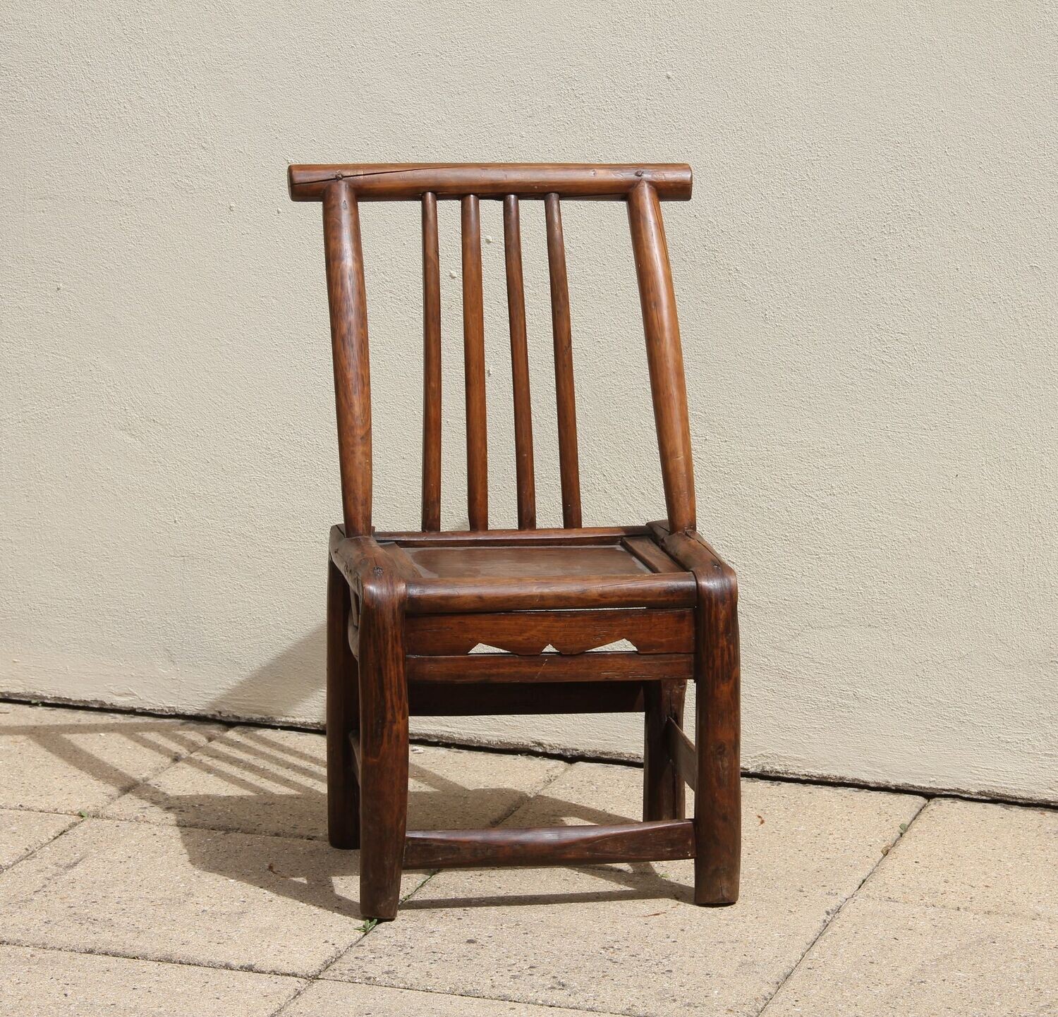 Chaise enfant bois exotique