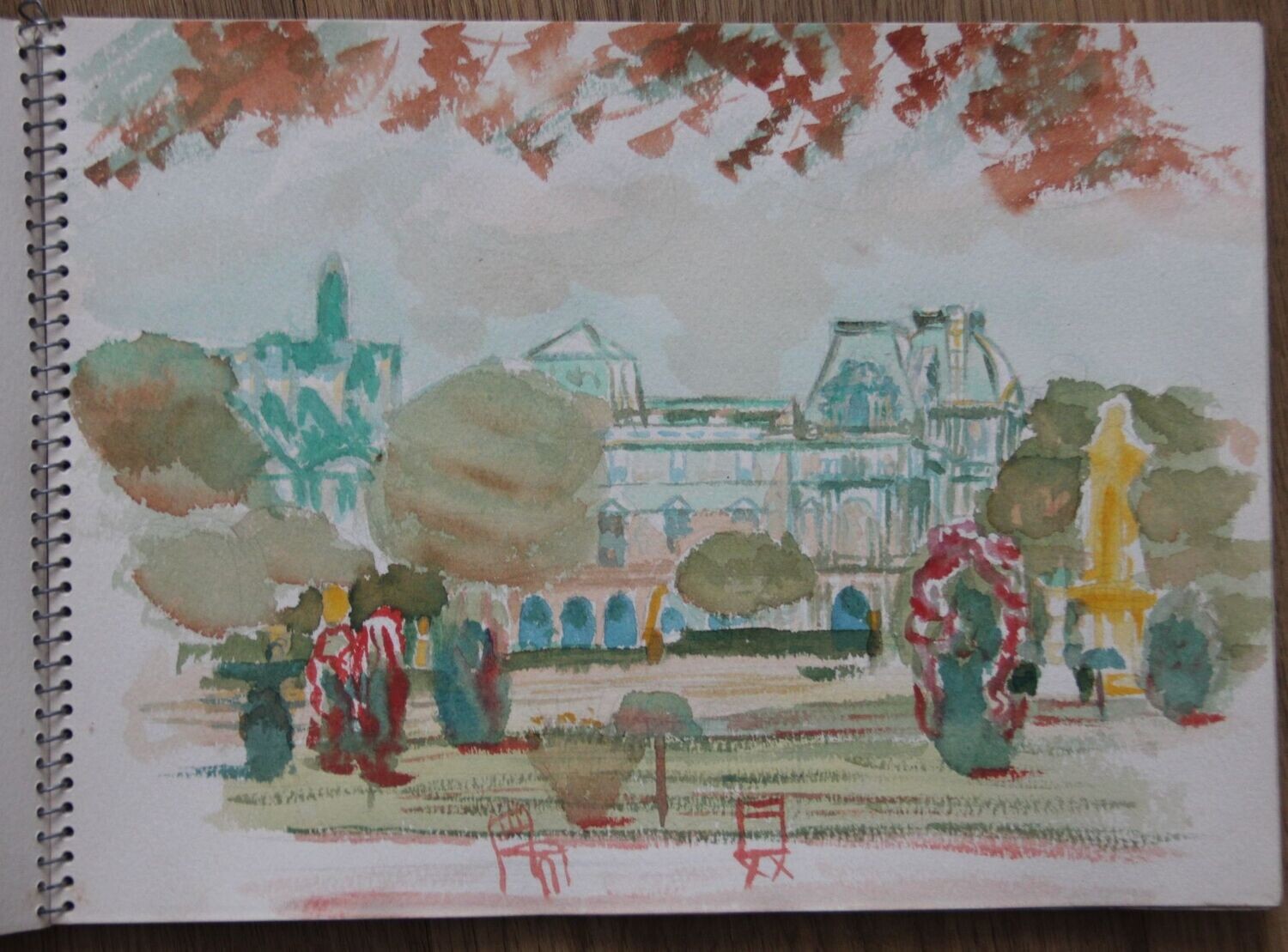 Carnet d'esquisse de Fernand Laval