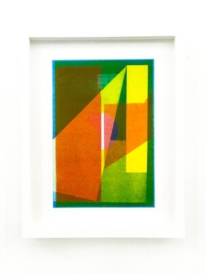 framed RISO Print A5 Jonas Nachtergaele 1/1