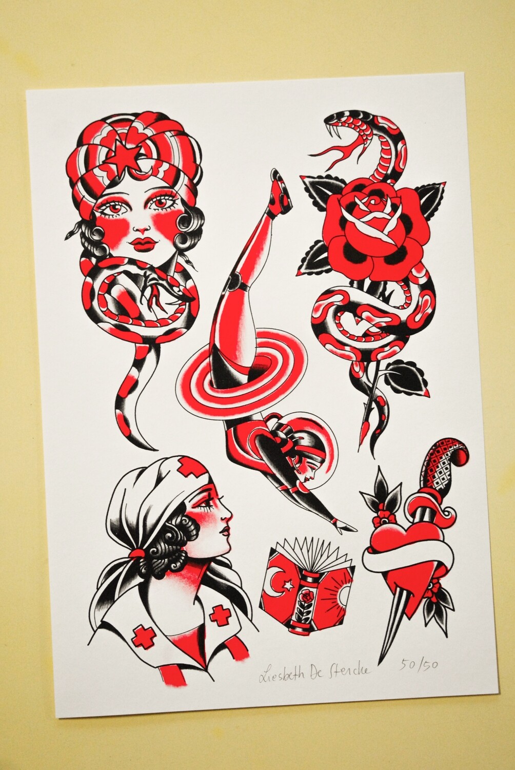 RISO Print A3 Liesbeth De Stercke - POTM_march 2021 - LE /50