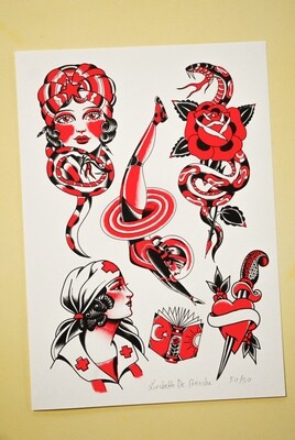 RISO Print A3 Liesbeth De Stercke - POTM_march 2021 - LE /50