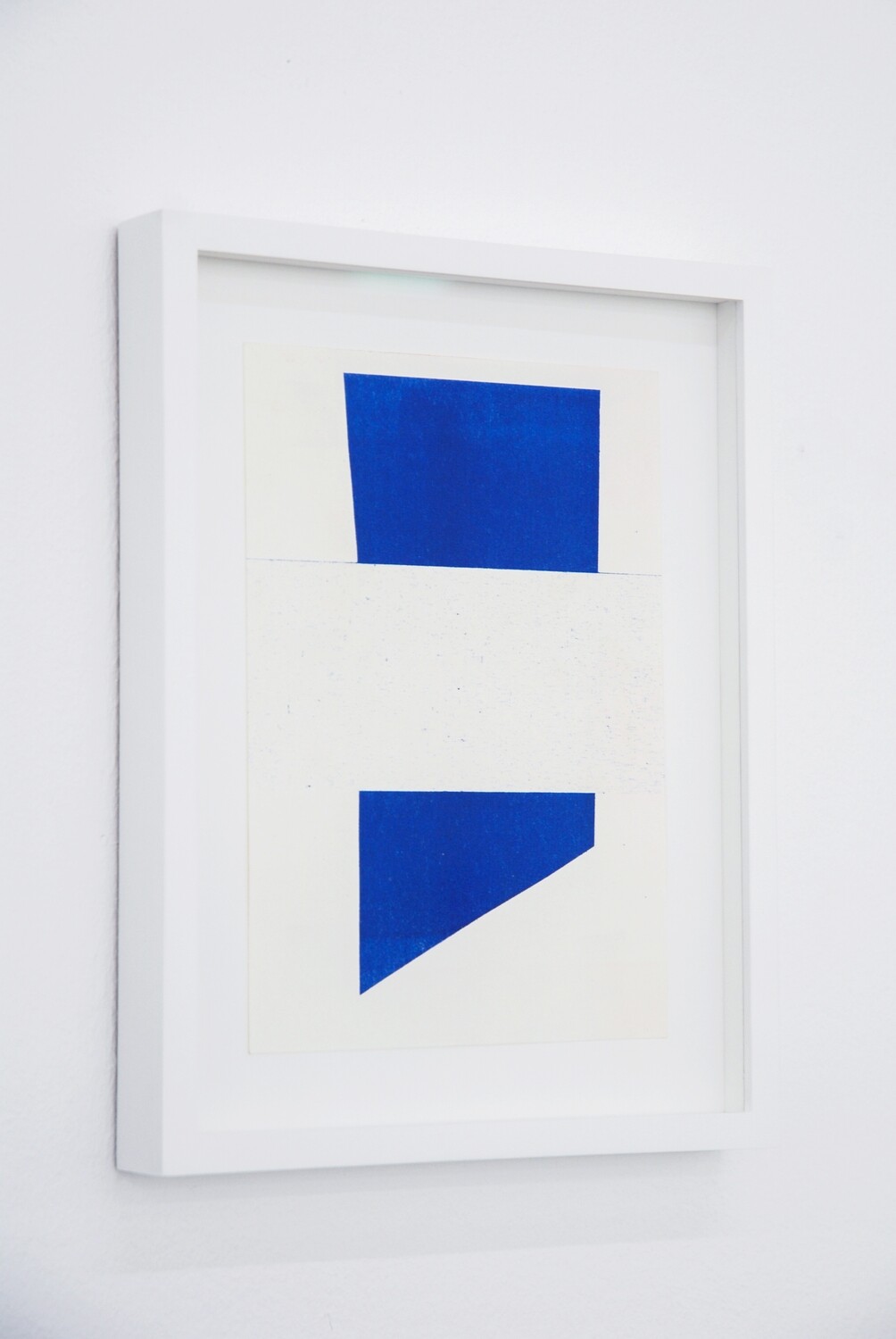 framed RISO Print A5 Jonas Nachtergaele 1/1 — blue