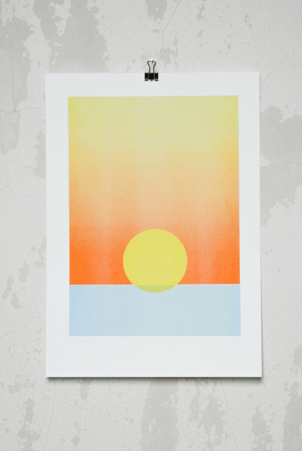 A well-deserved sunset — Orange | RISO  A3 by Sofie Deckers - POTM_sept 2021 - LE /10