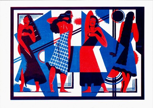 RISO Print A3 Jan Van der Veken limited edition /100 - Sold Out