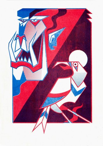 RISO Print A3 Pointdextr limited edition /100