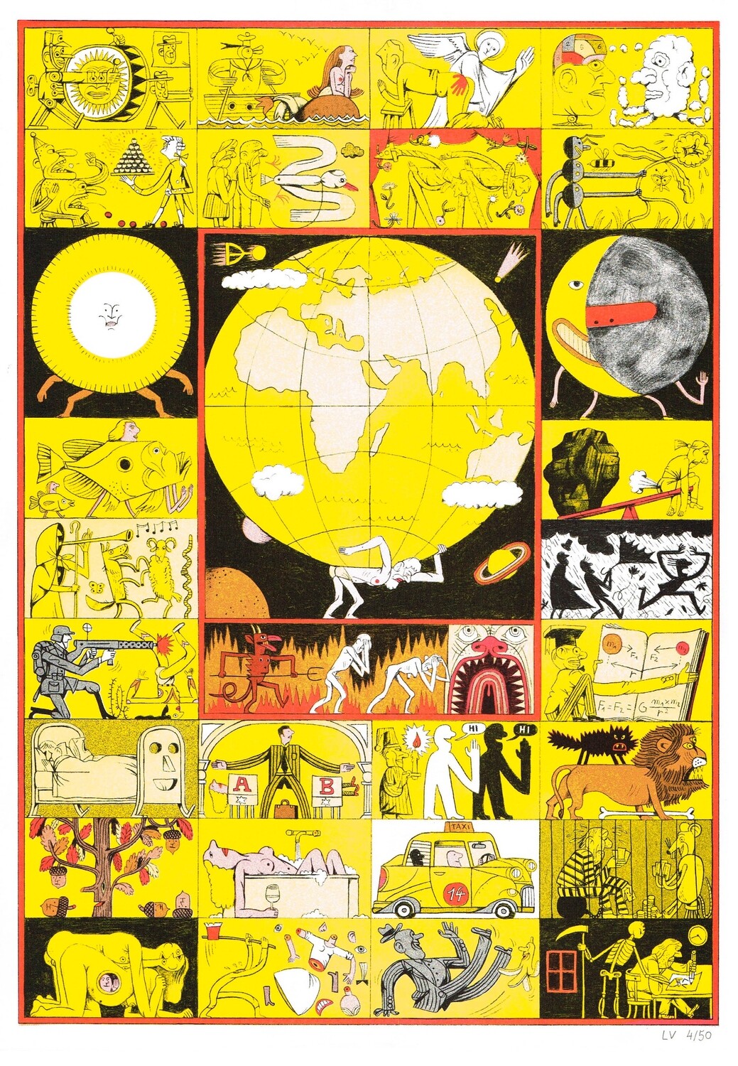 RISO Print A3 Lukas Verstraete - POTM_oct 2021 - LE /50 - SOLD OUT